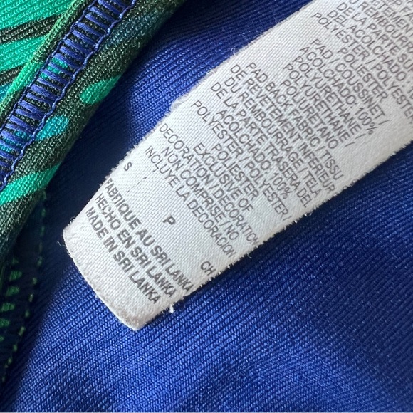 Nike Pro Women's Sports Bra - Green, Blue, and Black Size Small - Picture 4 of 5